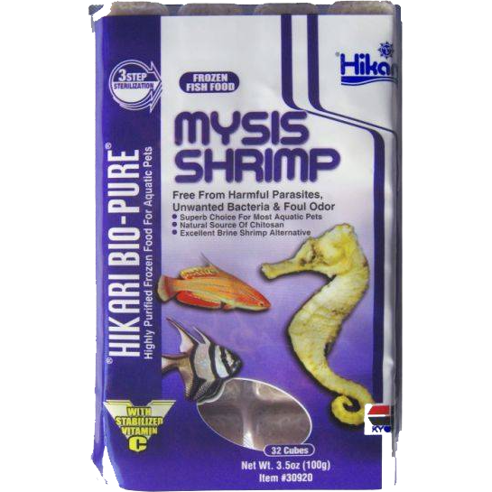 Hikari Mysis Shrimp 3.5oz 32 cubes