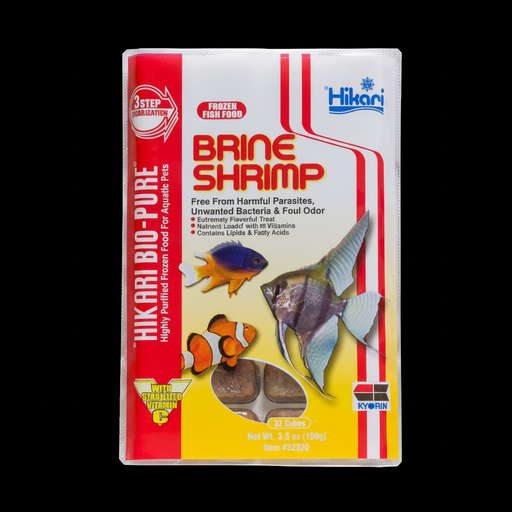 Hikari Bio-Pure Frozen Brine Shrimp Zoomed to Match Mega-Marine