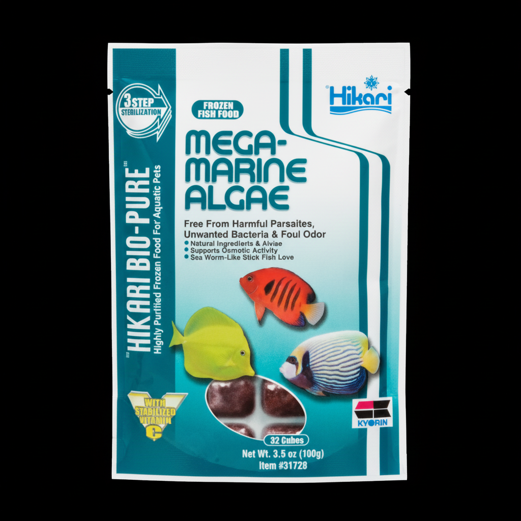 Hikari Bio-Pure Mega-Marine Algae Black Background