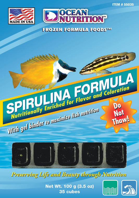 Ocean Nutrition Spirulina Formula 3.5oz 35 cubes