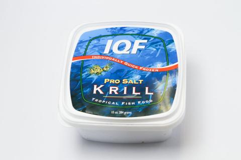 IQF Pro Salt Krill 10oz container