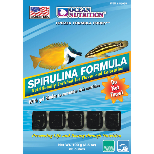 Ocean Nutrition Spirulina Formula 3.5oz 35 cubes