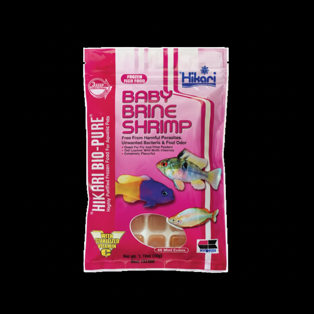 Hikari Bio-Pure Baby Brine Shrimp Black Background
