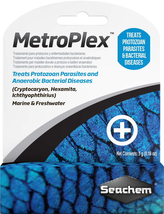 Seachem Metroplex 5g- Parasites & Bacterial treatment