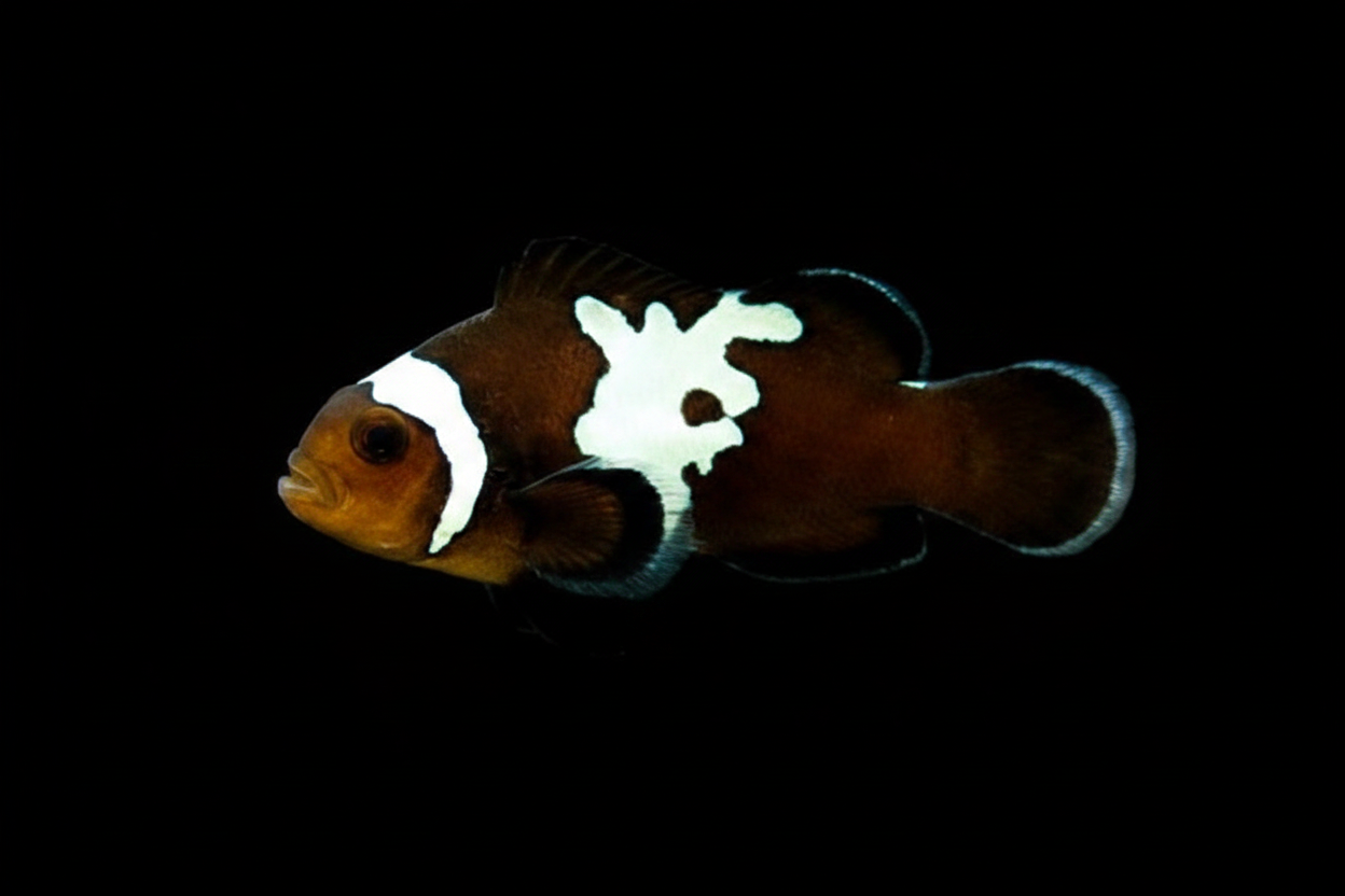 Midnight Lightning Clownfish - Horizontally Flipped