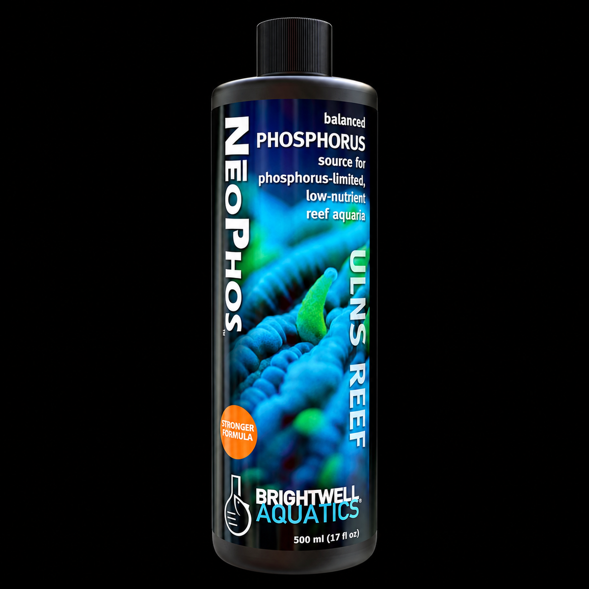Brightwell NeoPhos 500ML on black background