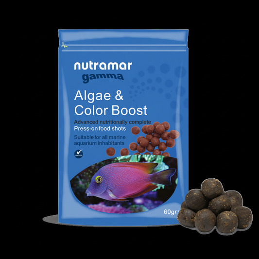 Nutramar Gamma Algae & Color Boost Black Background