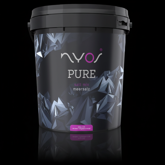 NYOS Pure Salt Further Zoomed Out Black Background