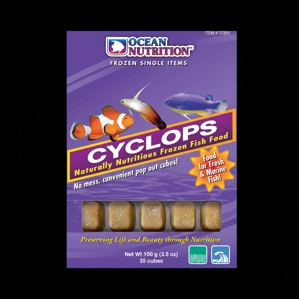 Ocean Nutrition Cyclops Black Background