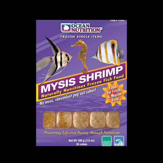 Ocean Nutrition Mysis Shrimp Black Background Retry