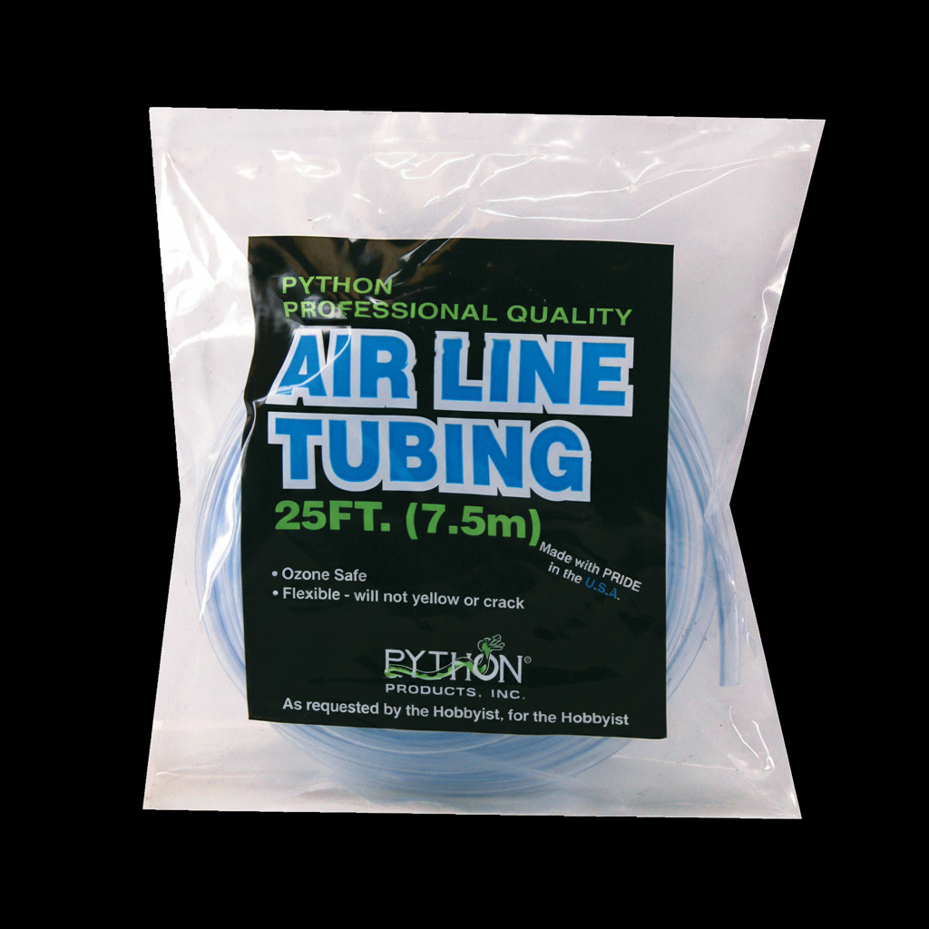 Python Air Line Tubing 85% Frame Black Background