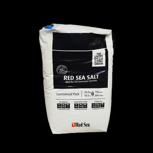 Red Sea Salt Zoomed Black Background