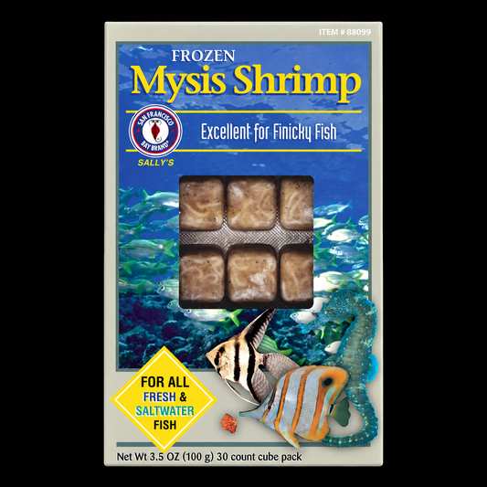 San Francisco Bay Brand Mysis Shrimp 3.5 oz 30 cube pack