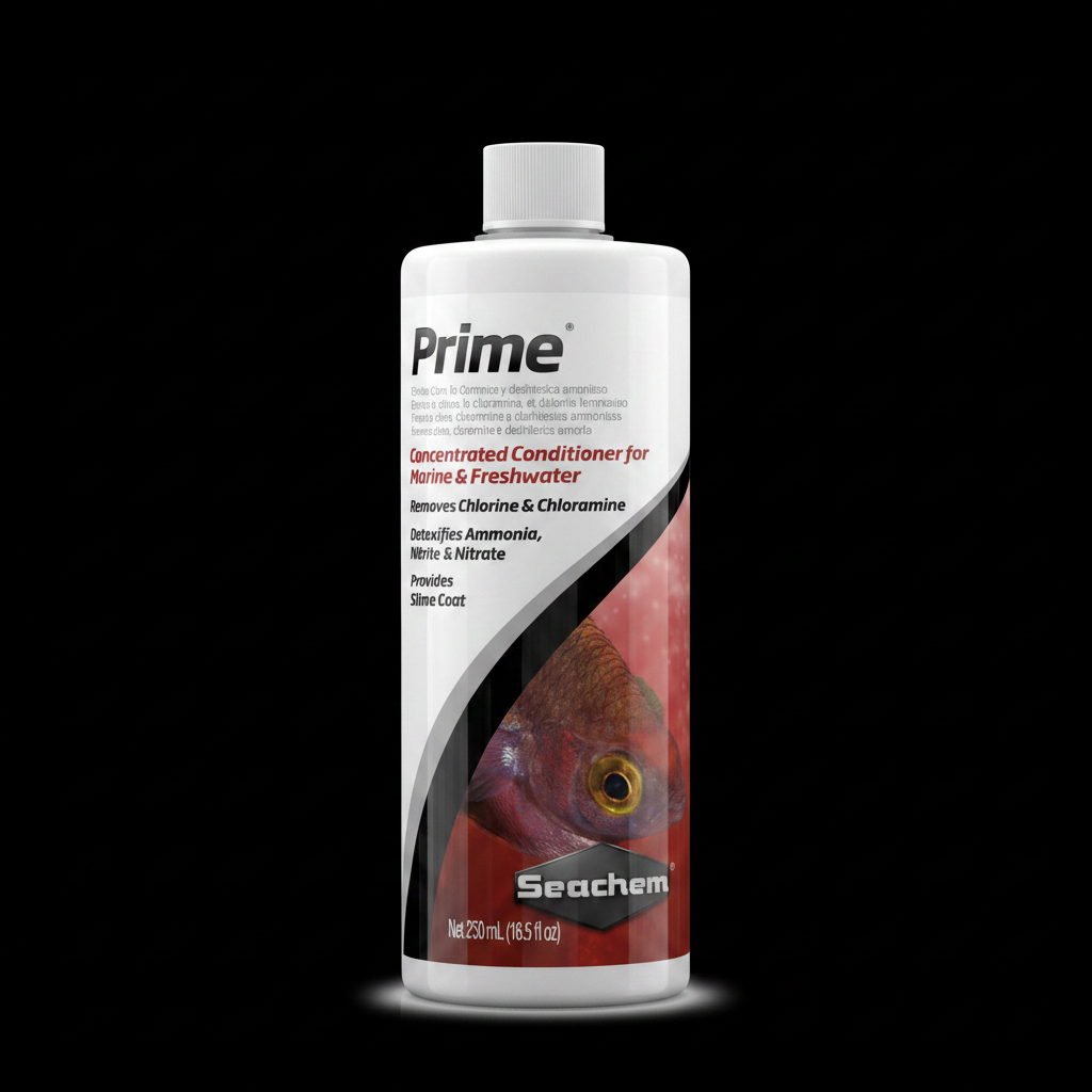 Seachem Prime 250ml Black Background