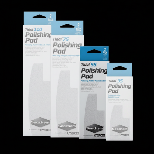 Seachem Tidal Polishing Pads Black Background