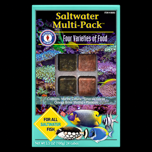 San Francisco Saltwater Multi-Pack 3.5oz 24 cubes on black background