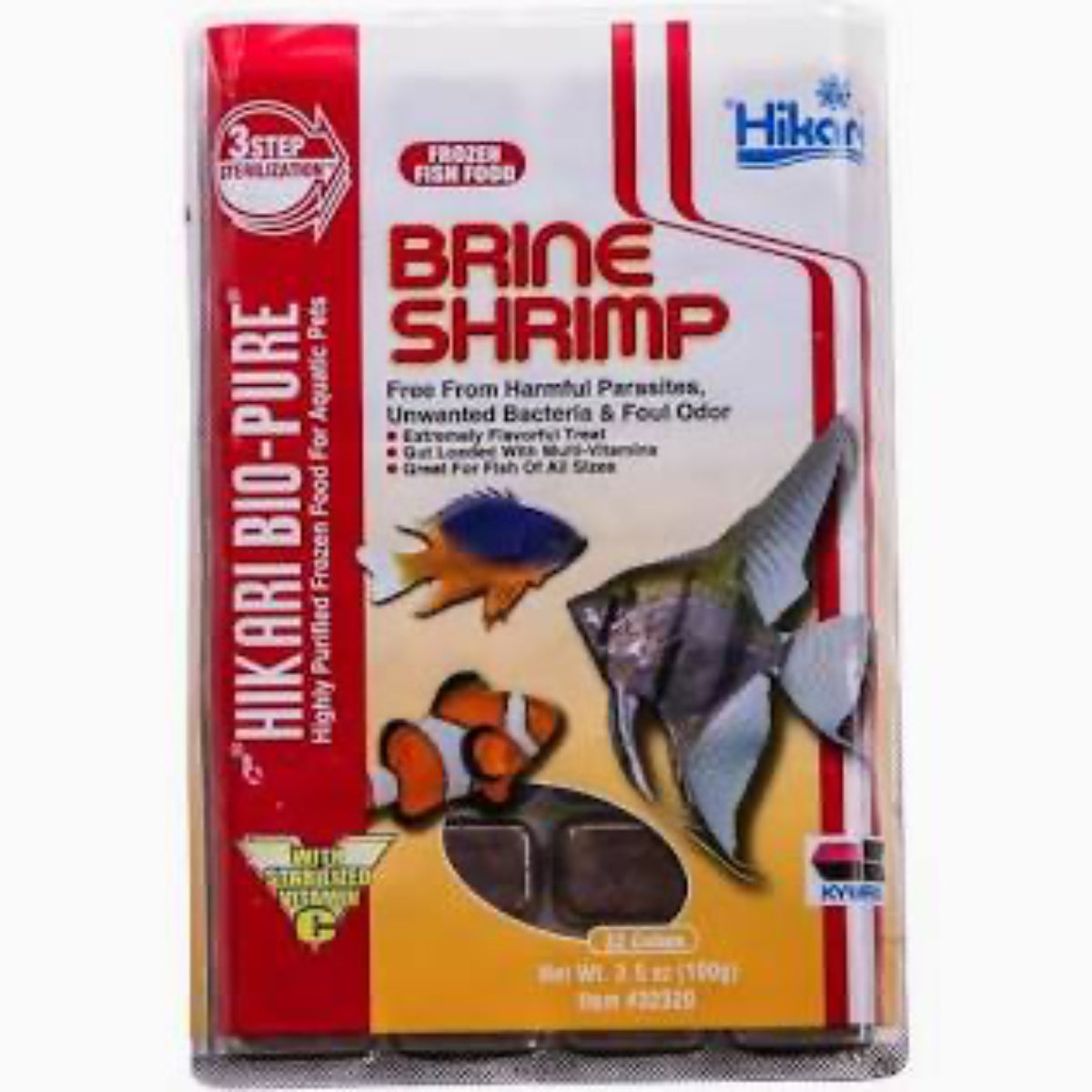 Hikari Brine Shrimp 3.5oz 30 cubes