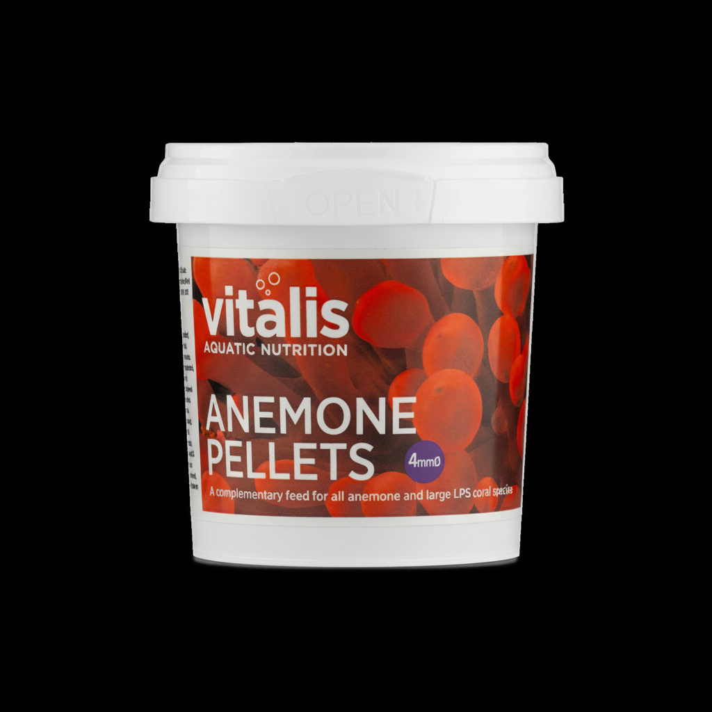 Vitalis Anemone Pellets Black Background