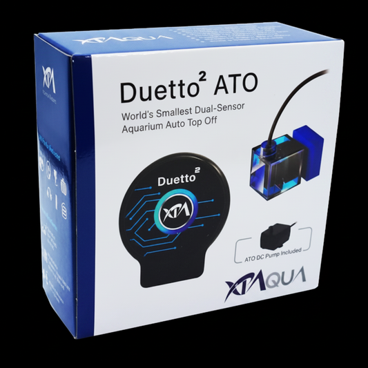 XP Aqua Duetto ATO Black Background